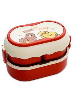 Excefore Bento Box Adult Lunch Box Stackable 56OZ Bento Boxes for Adults Lunch Containers Leak Proof Adult Bento Box with Removable Compartments Bento Box Lunch Box Microwave Safe  - Image 1