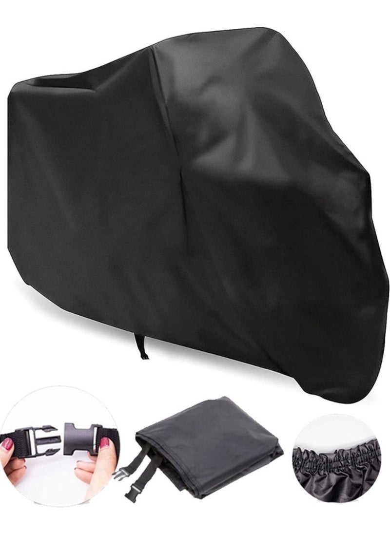 Breen - Rear Bag and Lock Compatible Black Motorcycle Canvas for Mondial 100 Uag, Safe - Image 1