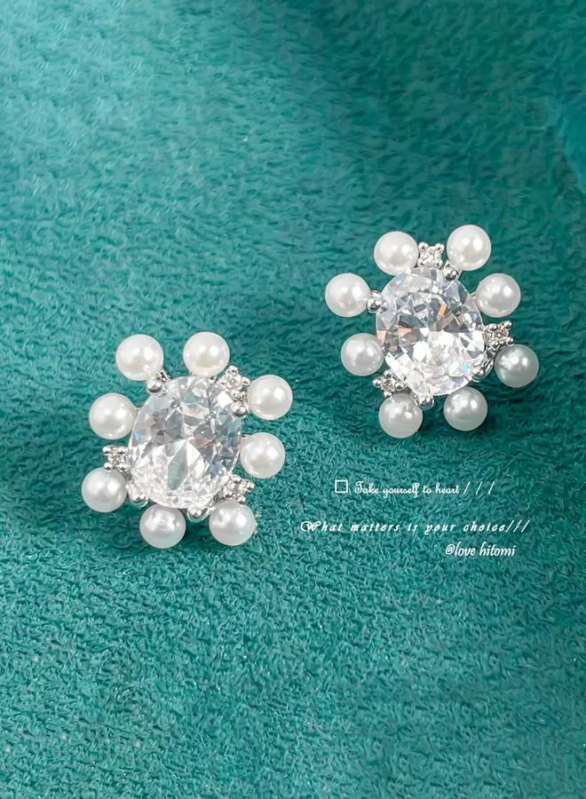 Take Two  Flower Stud Earrings for Women | Best Price UAE