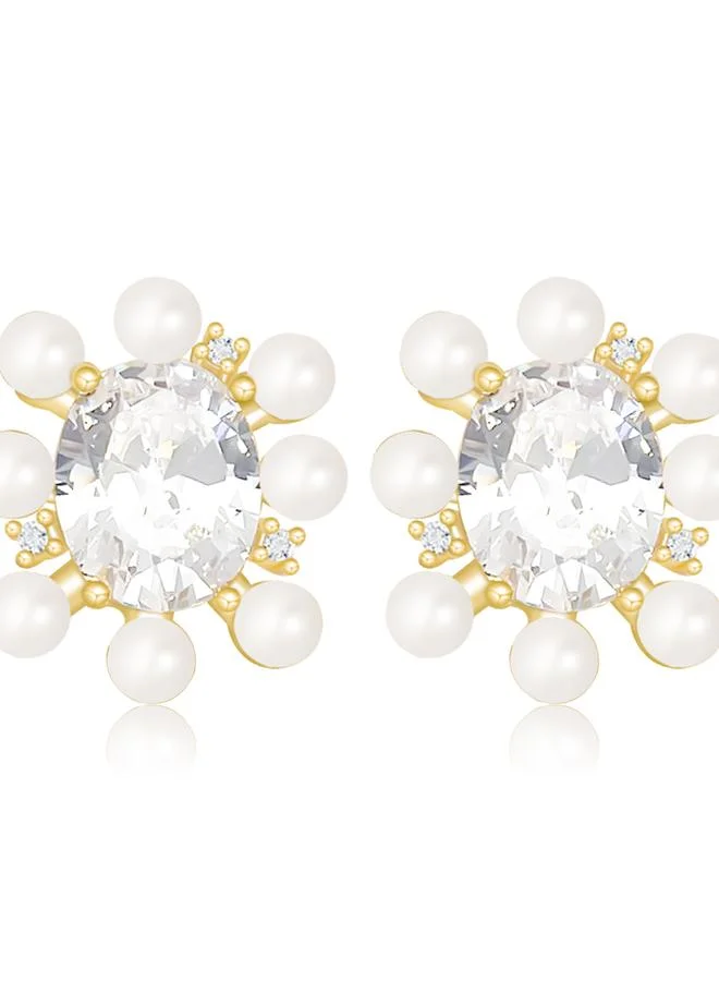 Take Two  Flower Stud Earrings for Women | Best Price UAE