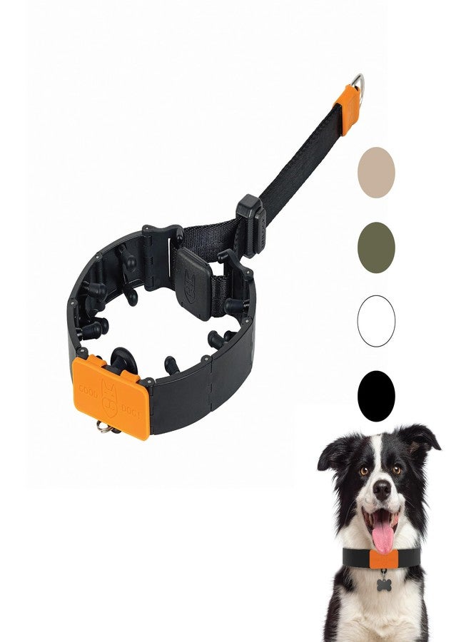 SVD.PET Dog Prong Collar for No-Pull Training, Quick-Release Buckle Adjustable Pinch Collar for Smal, Medium, Large Dogs (Balck, Medium Size) - Image 1