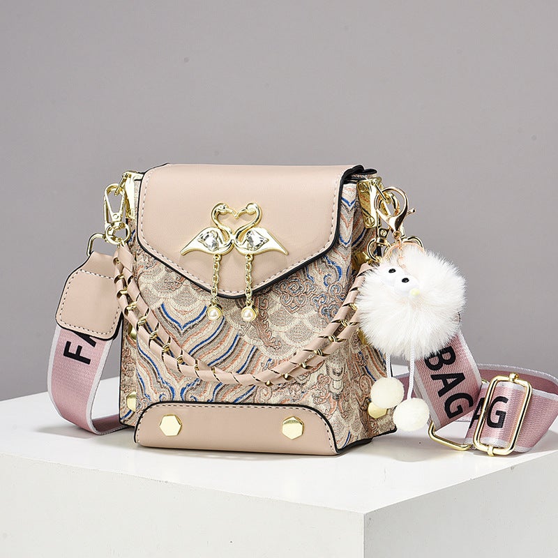 2025 Women'S Handbag Fashion Trendy Shoulder Bag Simple New Bag Versatile Crossbody Korean Style Crossbody Mobile Phone Bag - Image 1