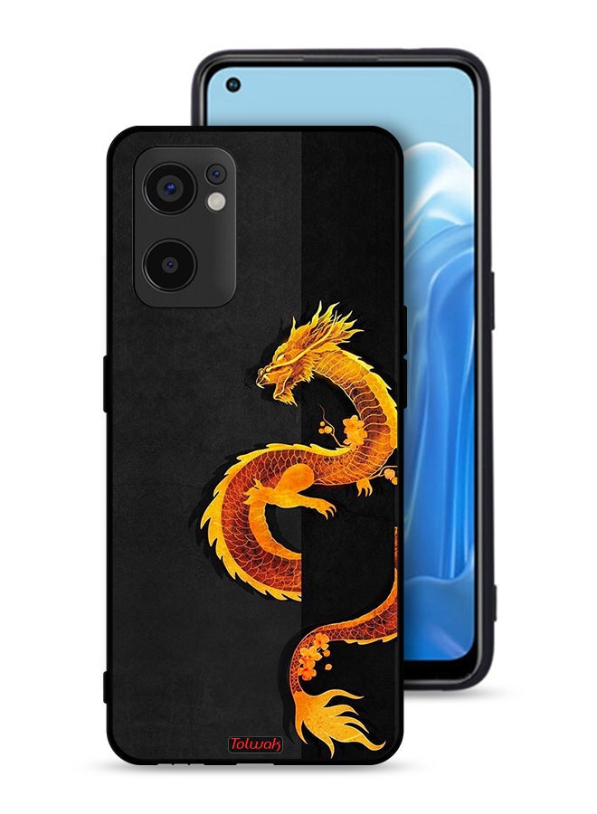 Tolwak غطاء حماية أوبو رينو7 SE 5G فن التنين - Image 1