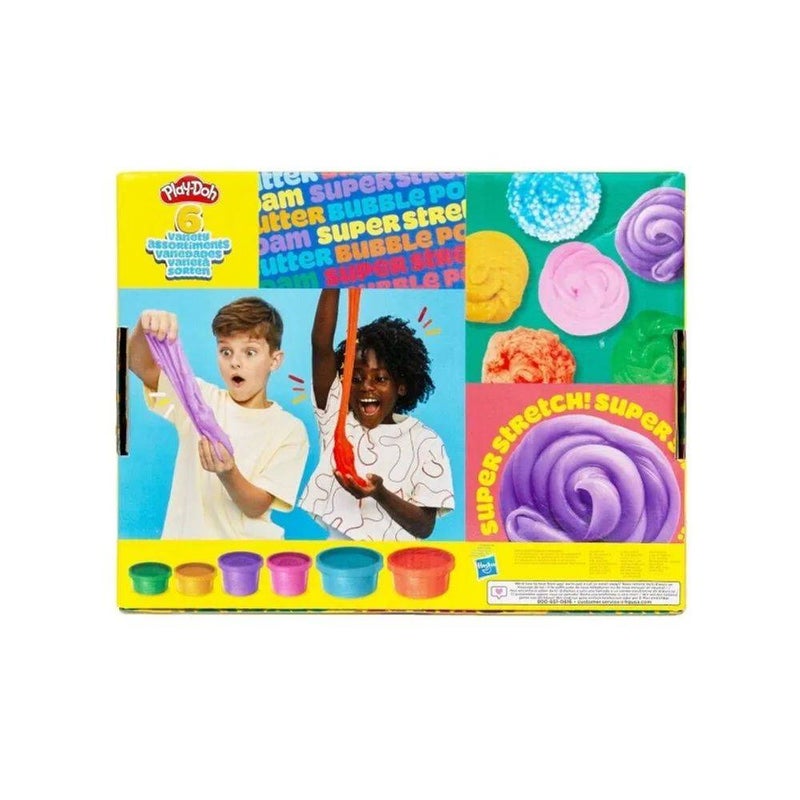 Play-Doh مجموعة بلاي دو متعددة القوام (482 جرام، عبوة من 6) - Image 2
