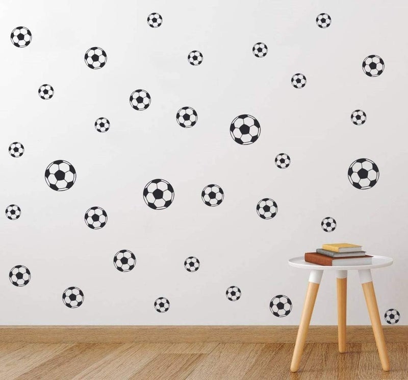 BPA Small Football Pattern Wall Stickers - Image 3