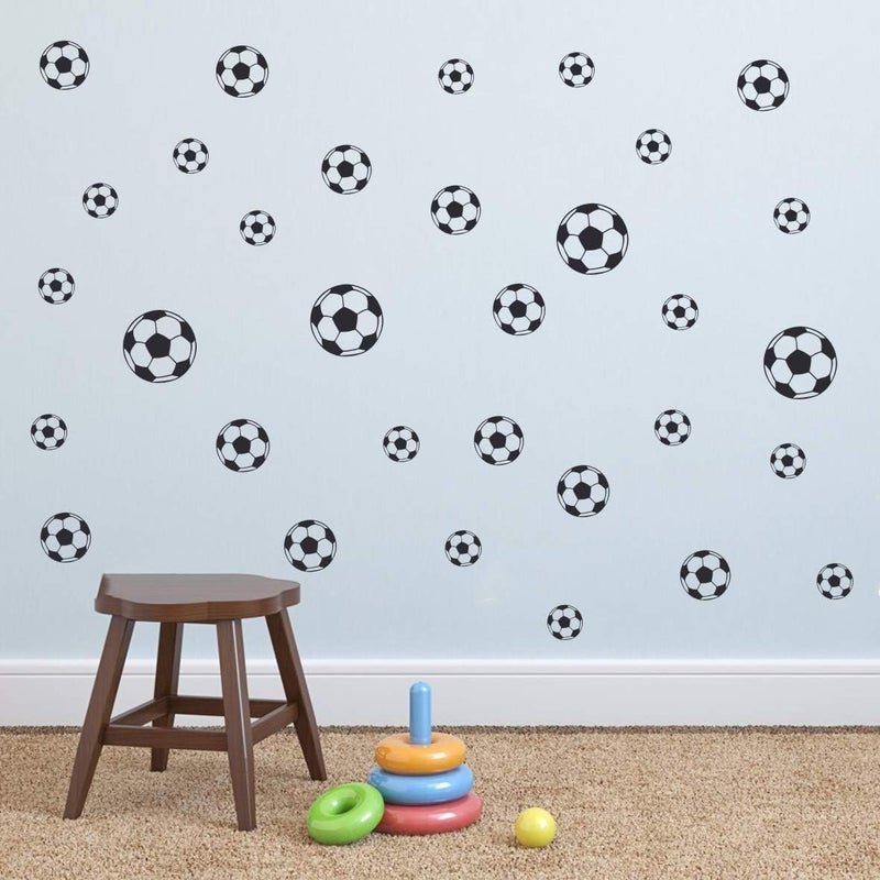 BPA Small Football Pattern Wall Stickers - Image 2