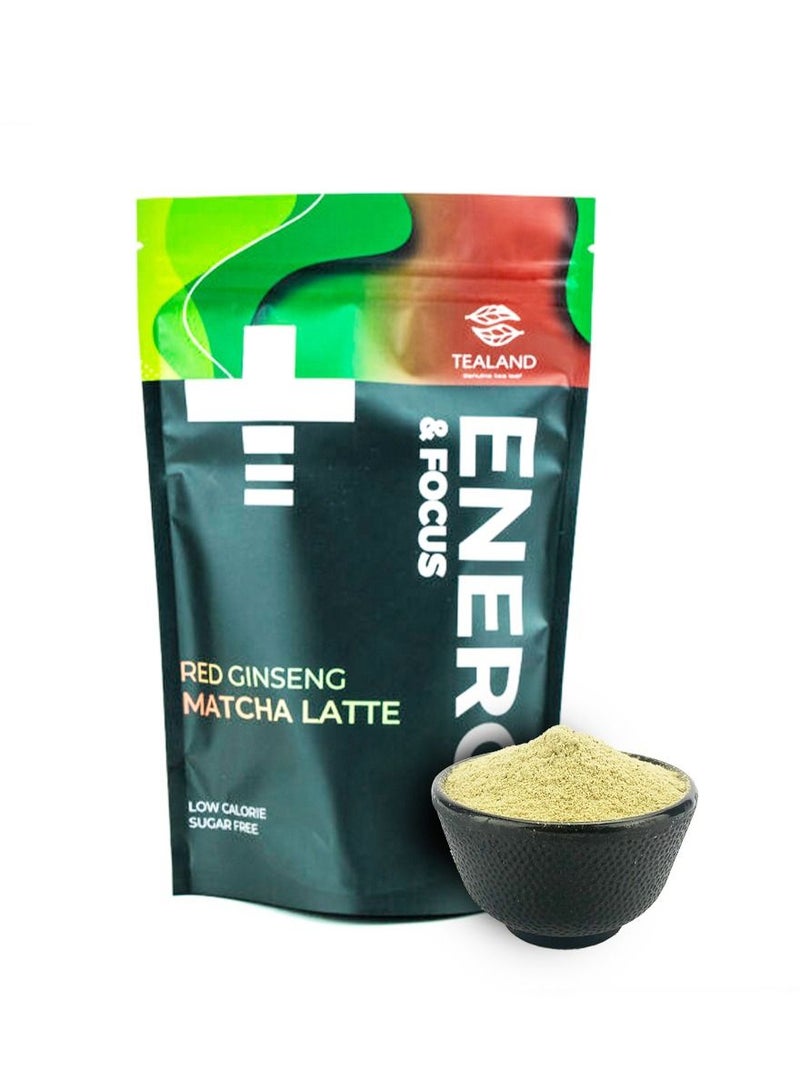 Tealand Energy & Focus Korean Panax Ginseng Matcha Latte 100g - Image 1