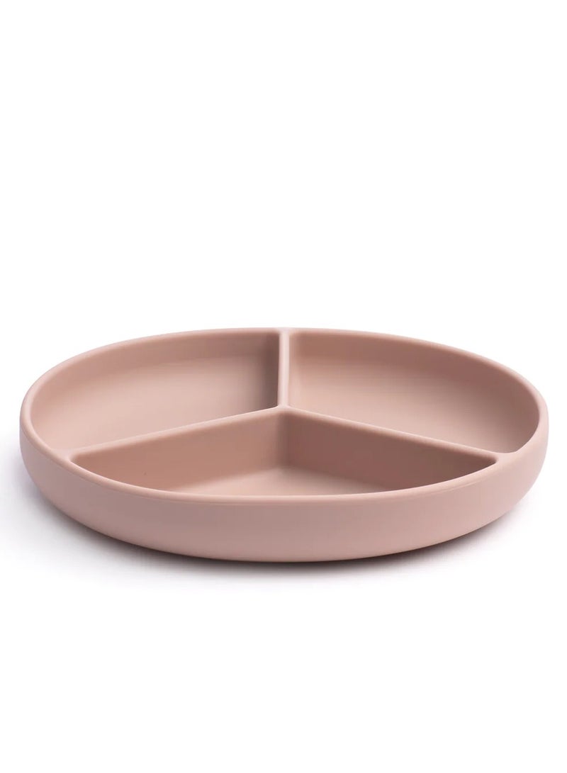 Pippeta Silicone Suction Plate For Infant - Ash Rose - Image 1