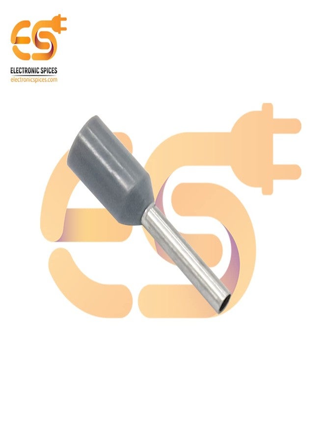 Electronicspices Electronic Spices E7508 20a Grey Color 20 Awg Wire Gauge Hard Nylon Insulated Ferrule Wire Crimp Connector Pack of 200pcs - Image 3