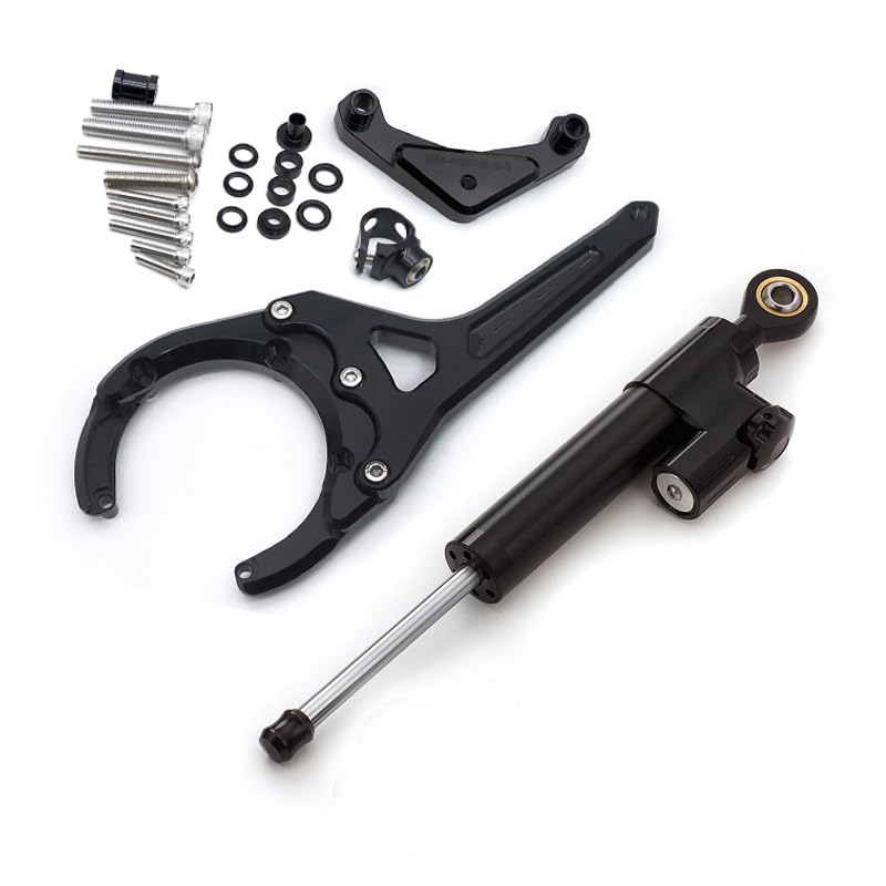 NICEDOLL For GSXS GSX-S 1000/F GSXS1000 GSX-S1000F 2016-2021 2022 2023 CNC Motorcycle Steering Damper Stabilizer Buffer Control Bar with Mounting Bracket Support Kit - Image 1