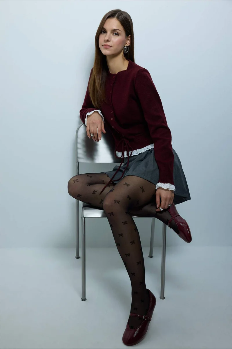ديفاكتو Woman Printed 20 denier Tights