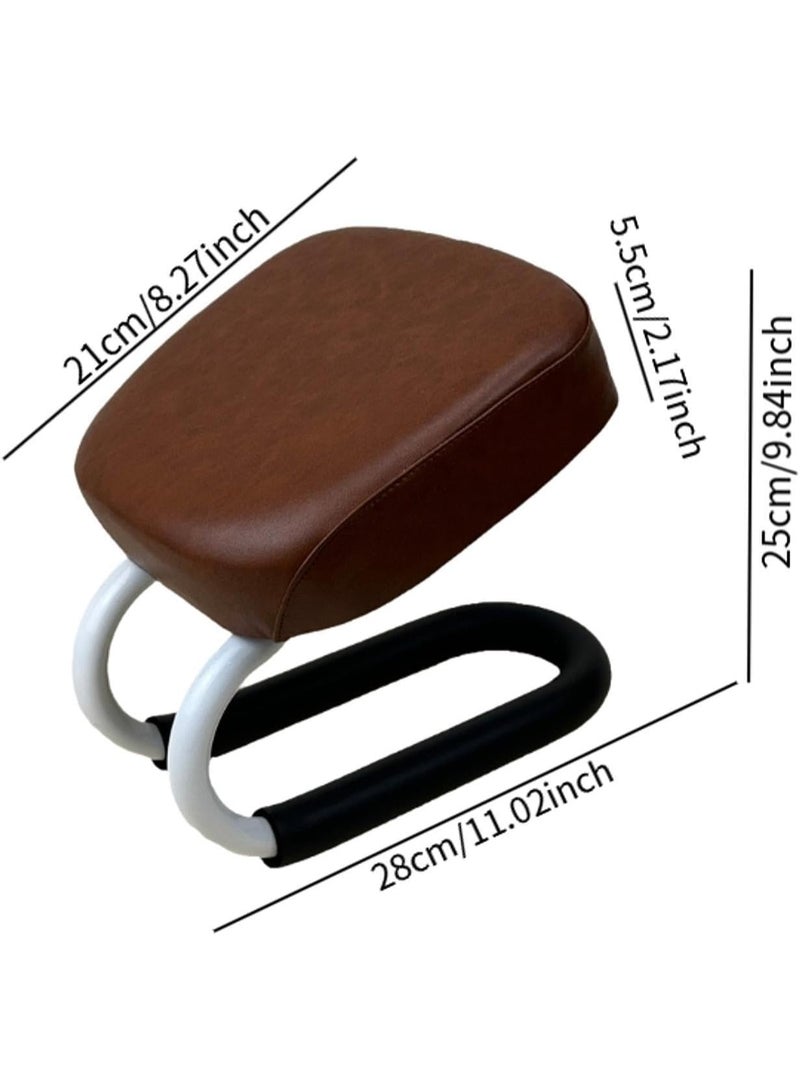 Islamic Prayer Chair with Padded Cushion for Knee & Back Support – Portable Metal Salah Stool for Seniors & Meditating – Folding Muslim Prayer Bench for Home, Mosque & Travel – 30x40x20cm - Image 3