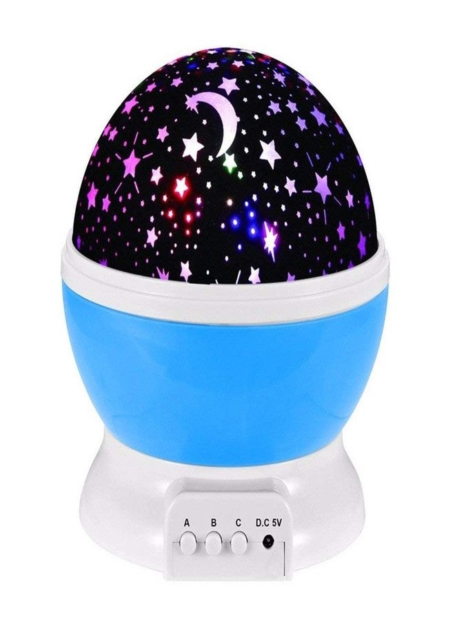 Gnanex مصباح بروجكتور ليلي LED من Gnanex Beautiful Star Moon Master Romantic Sky Star Master USB لغرفة النوم، يدور 360 درجة ويغير الألوان (متعدد الألوان 12 × 12 × 14 سم) - Image 1