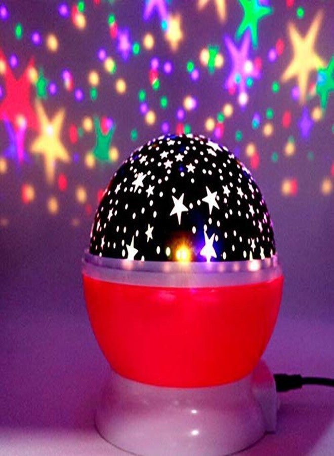 Gnanex مصباح بروجكتور ليلي LED من Gnanex Beautiful Star Moon Master Romantic Sky Star Master USB لغرفة النوم، يدور 360 درجة ويغير الألوان (متعدد الألوان 12 × 12 × 14 سم) - Image 4
