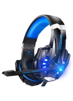 Bengoo G9000 Stereo Gaming Headset for PS5 PS4, PC, Xbox One Controller, Noise Cancelling Over Ear Headphones with Mic, LED Light, Bass Surround, Soft Memory Earmuffs for Laptop Mac Nintendo PS3 - pzsku/Z2C5F78B4CC89A4FE4907Z/45/_/1720367119/29c3b221-d8a7-45de-8d7c-e531219dba6b