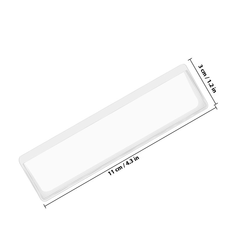 60pcs Label Holders Clear Index Card Sleeves Self-Adhesive Label Pockets For Storage Bins Notebooks Shelves Folders Drawers - Image 2