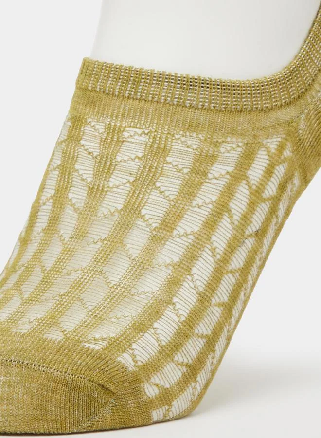 Styli  Pack of 3 - Breathable Shoe Liner Socks for Men | Best Price UAE