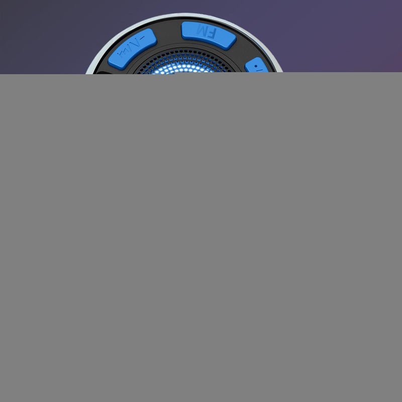 Wireless Shower Speaker,RGB Light Wireless Audio with Digital Display - Travel Stereo Speaker,for Travel Home Bedroom Shower Outdoor Bathroom Party Beach - Image 3