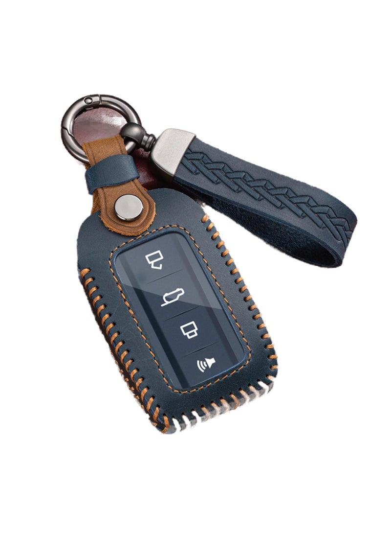NOSKIN Leather Car Remote Key Cover, Fit for Great Wall GWM WEY TANK 300, 500, Tank300, Tank500, Keychain Accessories - Image 1
