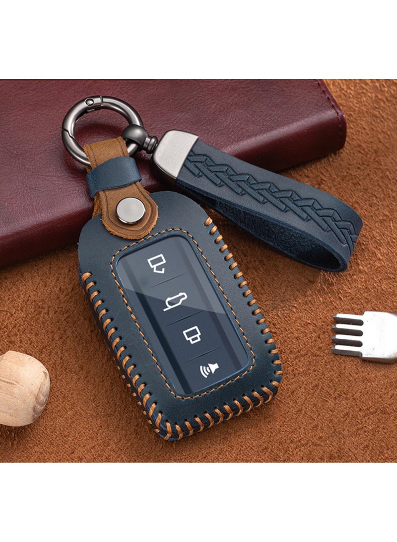 NOSKIN Leather Car Remote Key Cover, Fit for Great Wall GWM WEY TANK 300, 500, Tank300, Tank500, Keychain Accessories - Image 5