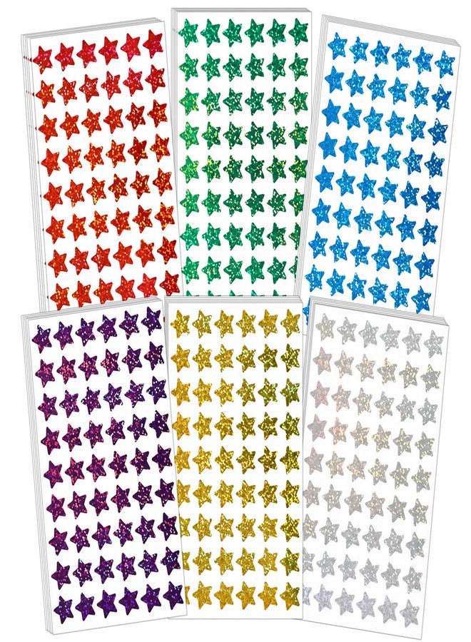 Zyghjort 3240PCS Star Stickers for Kids Reward, Small Foil Star Sticker - Image 1