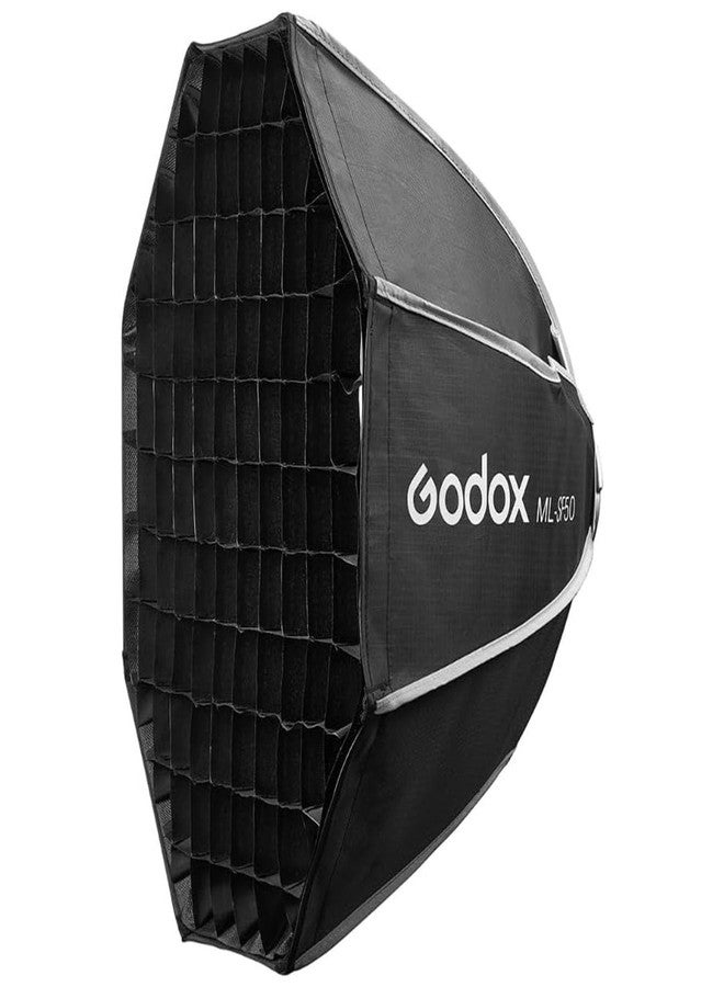 جودوكس صندوق إضاءة ناعم ثماني الأضلاع Godox ML-SF50، 50 سم × 50 سم، مصنوع من النايلون، متوافق مع مصابيح الفيديو LED من Godox طرازات ML100Bi، ML60IIBi، ML60Bi، ML60، ML30Bi، ML30 - Image 3