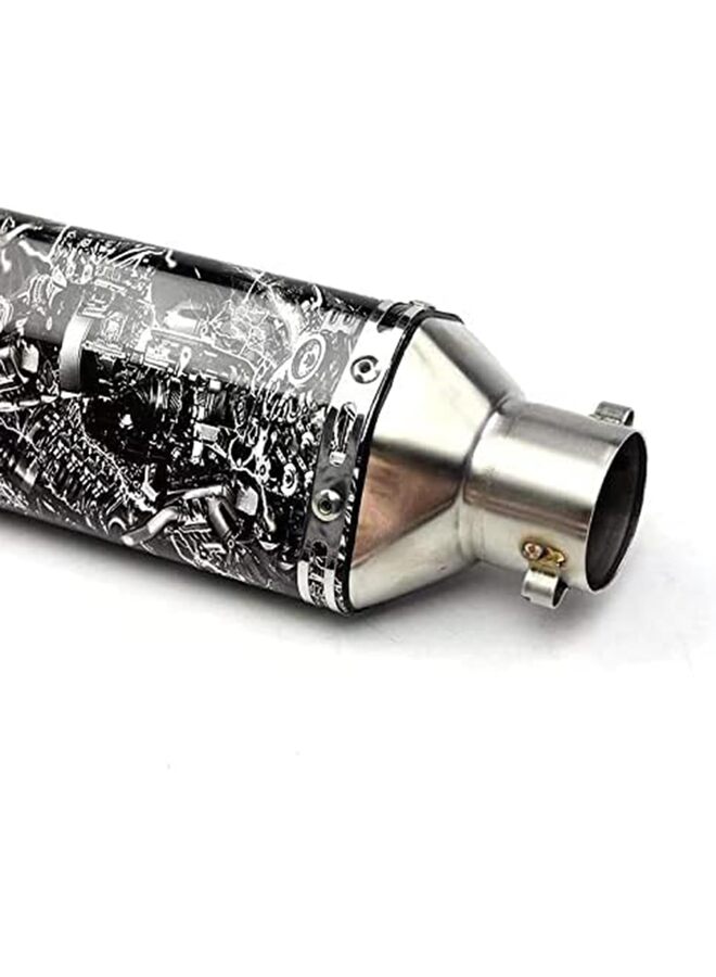 9PCS Motorcycle exhaust 51 modified Kawasaki Husi Horizon large displacement racing 370 small hexagonal scorpion universal exhaust pipe/E - Image 2