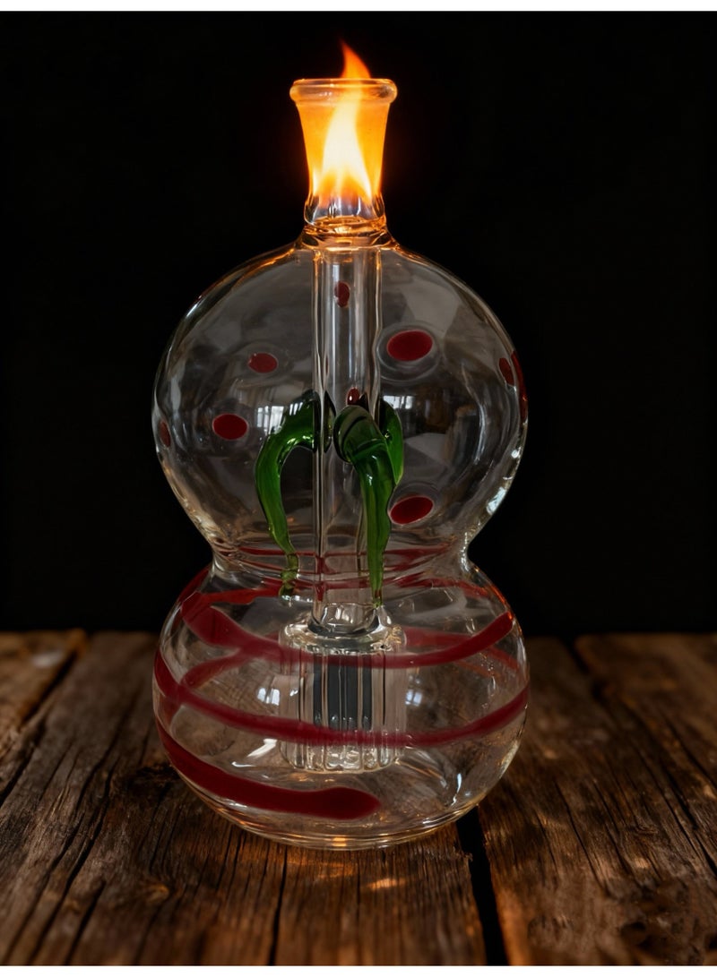شيانغ مي زجاجة مصباح زيتي زجاجية ممتازة مقاومة للحرارة مصنوعة من مادة البورسليكات عالية الجودة للاستخدام طويل الأمد (لون عشوائي) - Image 1