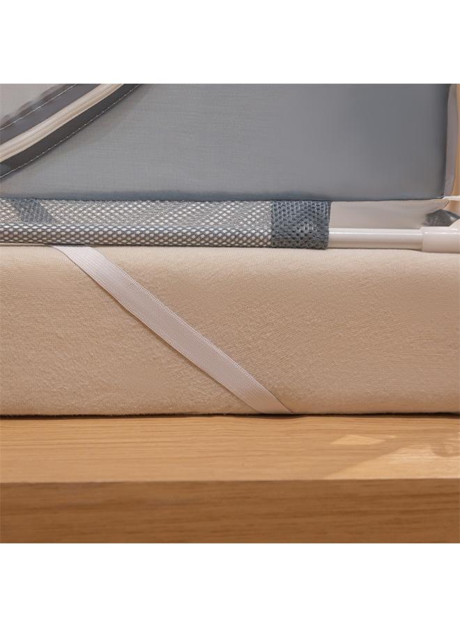 Bluejw Class A Maternal And Infant Grade Baby Anti-fall Mosquito Net Children's Household Dust-proof Thickened Full Bottom Stainless Steel Zipper Cartoon New - Image 5