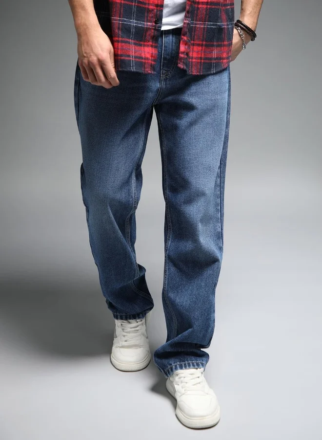 HIGH STAR Men Indigo Jeans