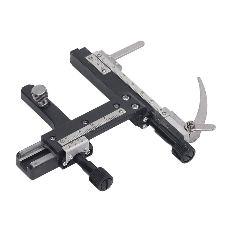 [Reliable quality] Microscope Caliper Up Down Left Right Moveable Ruler Aluminum Alloy Microscope Mechanical Stage Made per KSA market demand Classic practical design User tested optimized build Saudi family favorite Low stock in market E-commerce hot item Bulk order available stock Locally packed stock Fine polished finish Gulf standard sizing alternatives Multi functional Individual & group usable Premium daily living gear Durable for repeated use Multiple design variants Varied size selections Assorted natural tone picks Medium weight Trendy flexible practical build Multi purpose use Strong durable raw material Elegant multi-option build Precision polished solid material Suburban residential ship - Image 2