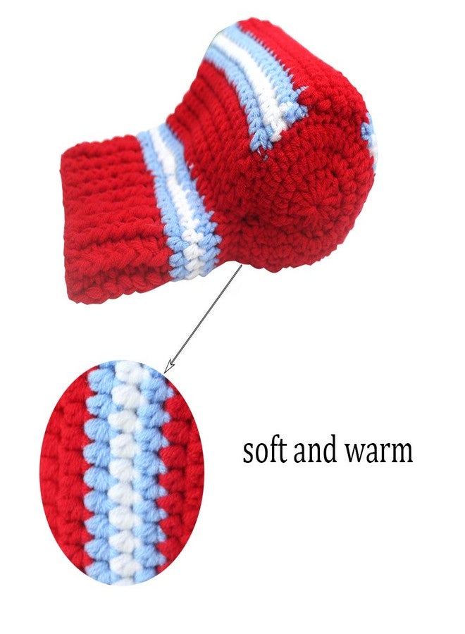 FunisFun Beer Mitten Gloves, Knit Stitched Drink Mitt Holder for White Elephant Gag Gift Tailgating Idea - Image 3