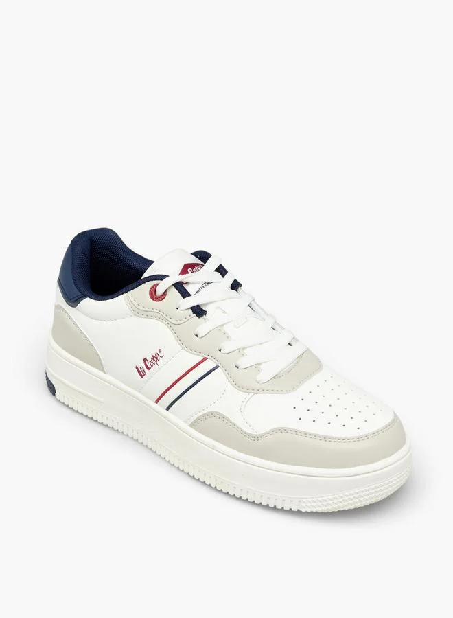 لي كوبر Women Panelled Lace-Up Ankle Sneakers