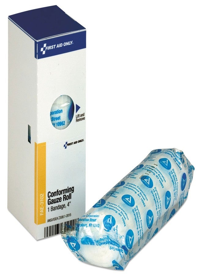 First Aid Only FAE-3102 SmartCompliance Refill 4 x 5 Yard Conforming Gauze Roll - Image 1