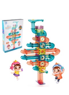 Y&D Kid's Magnetic Building Block Toy DIY Blocks for Children Hot Sale 185Pcs Gift Box Set  - Image 1