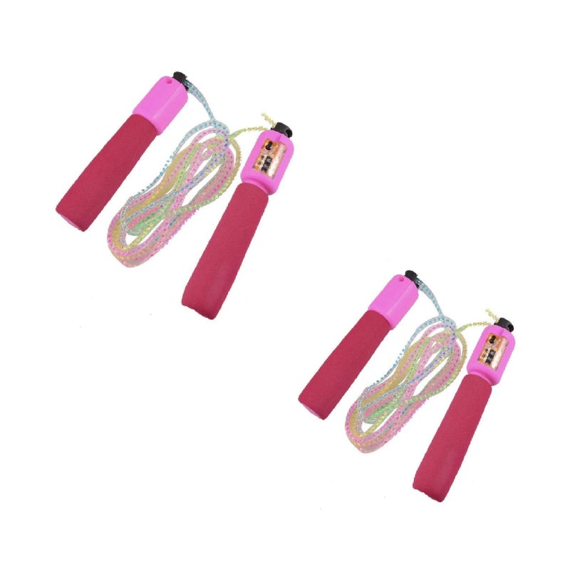 Glitter Collection (TM) skipping rope with counter Random colour SKPROPE (2 Pack) - Image 5