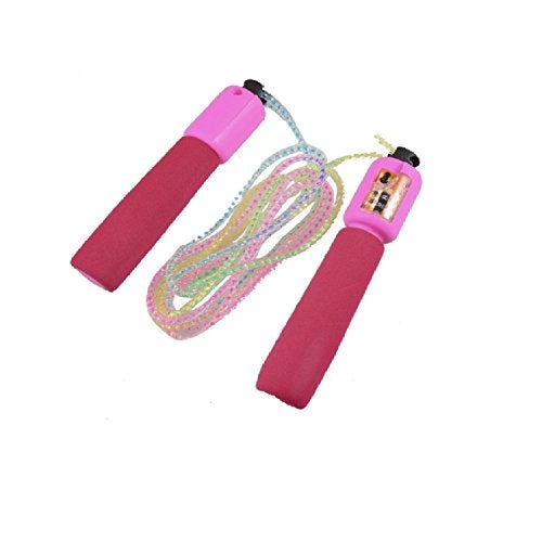 Glitter Collection (TM) skipping rope with counter Random colour SKPROPE (2 Pack) - Image 2
