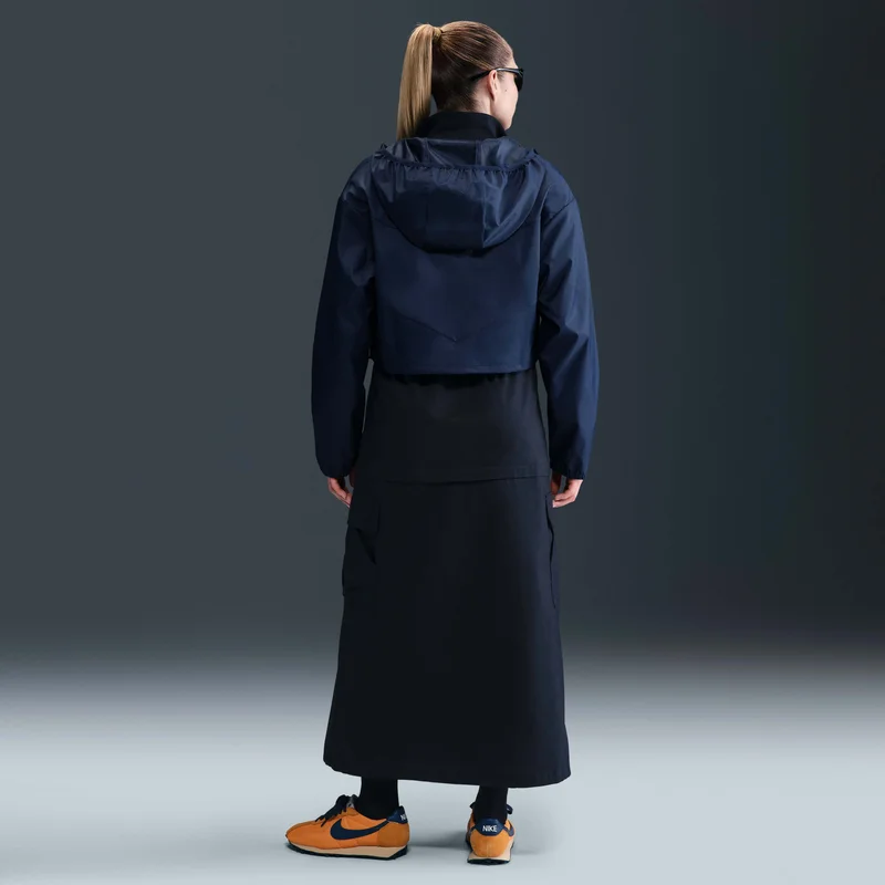 Nike Blue Women's Sportswear Windrunner Hooded Jacket for Women | Best Price UAE
