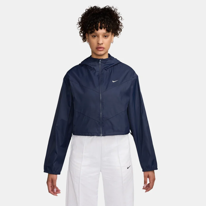Nike Blue Women's Sportswear Windrunner Hooded Jacket for Women | Best Price UAE