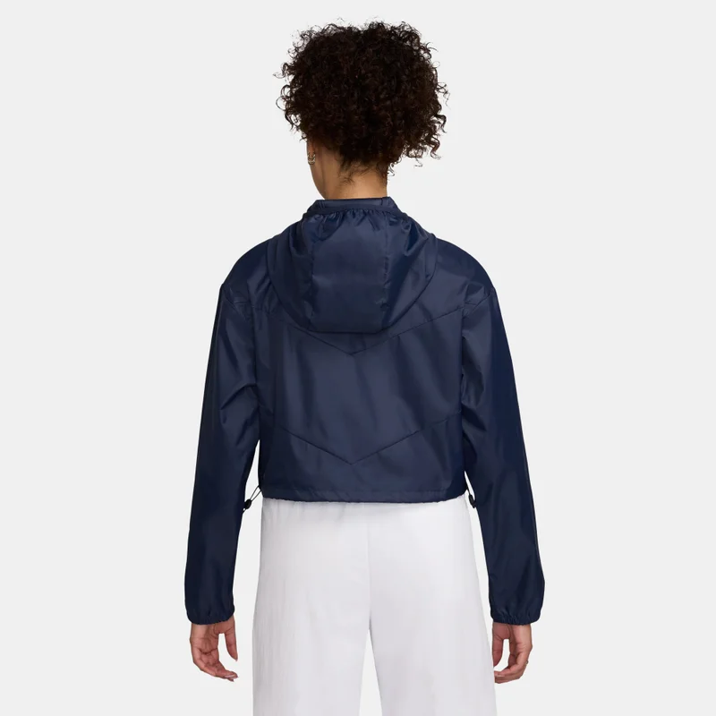 Nike Blue Women's Sportswear Windrunner Hooded Jacket for Women | Best Price UAE