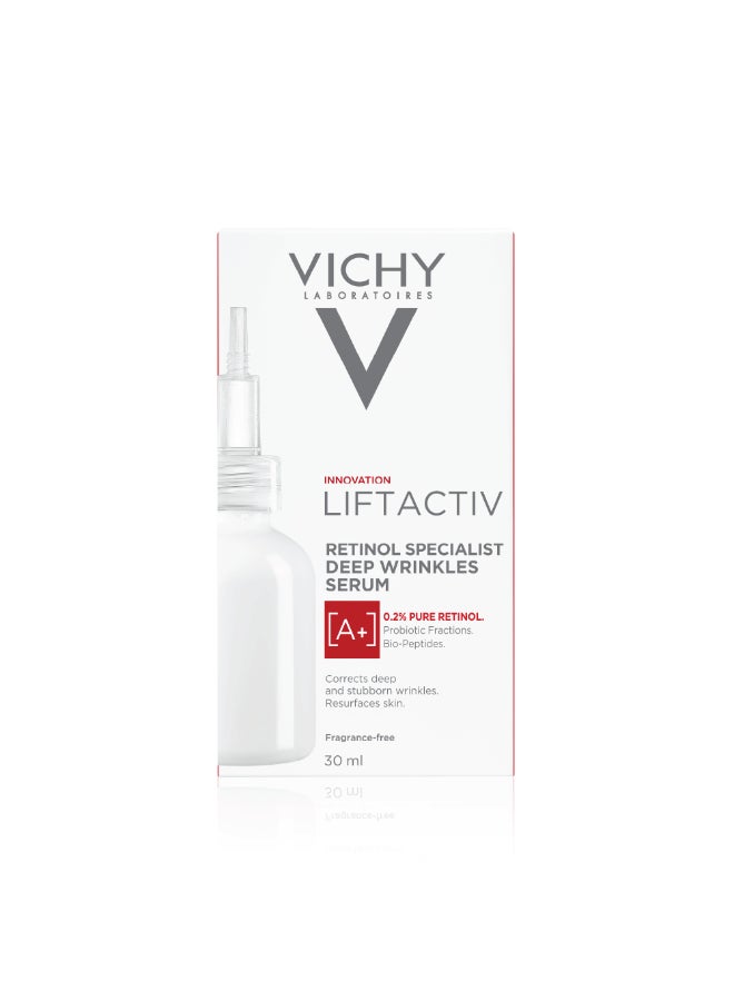 VICHY LiftActiv Retinol Specialist Deep Wrinkle And Anti-Aging Serum 30ml - Image 2