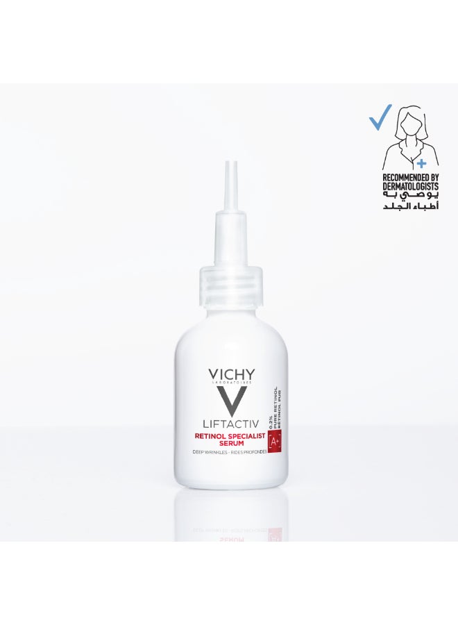 VICHY LiftActiv Retinol Specialist Deep Wrinkle And Anti-Aging Serum 30ml - Image 1