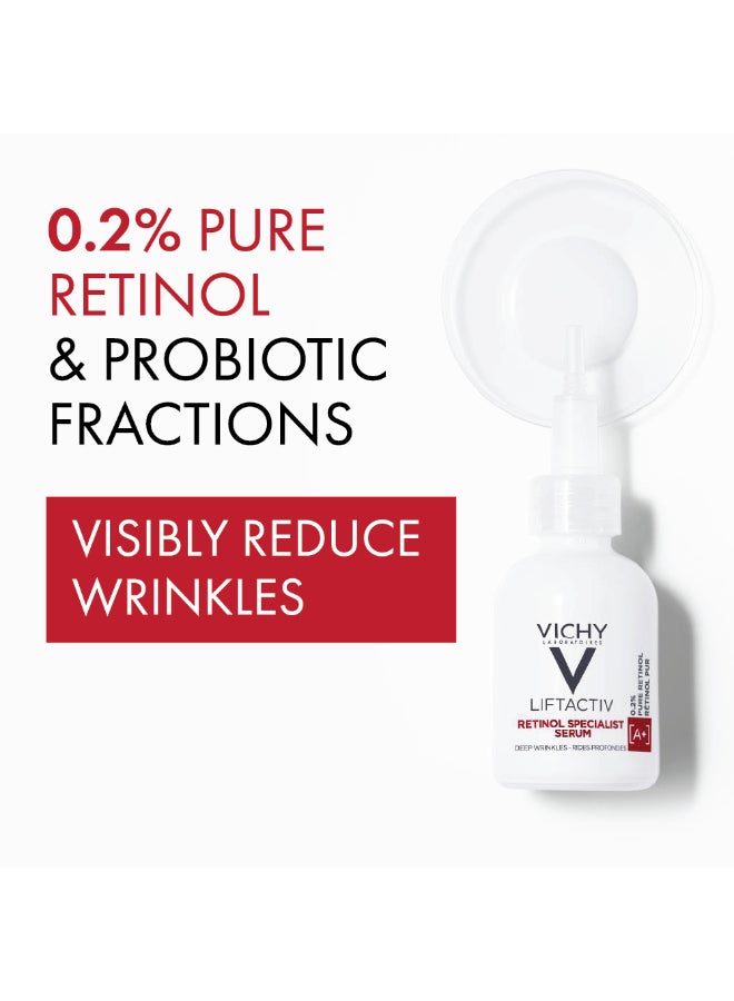 VICHY LiftActiv Retinol Specialist Deep Wrinkle And Anti-Aging Serum 30ml - Image 4