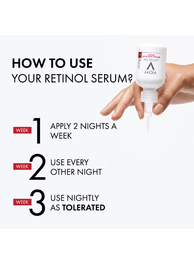 VICHY LiftActiv Retinol Specialist Deep Wrinkle And Anti-Aging Serum 30ml - Image 5