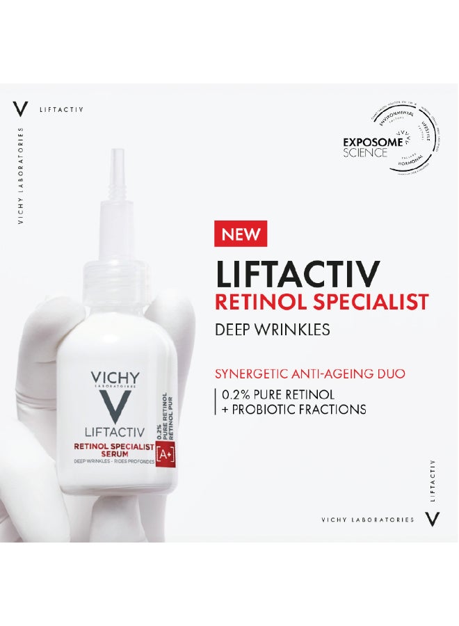 VICHY LiftActiv Retinol Specialist Deep Wrinkle And Anti-Aging Serum 30ml - Image 3