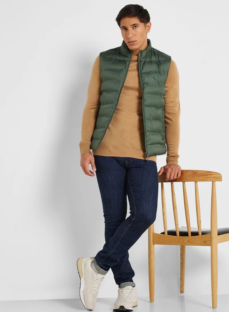 Hackett Zip Through Puffer Gilet