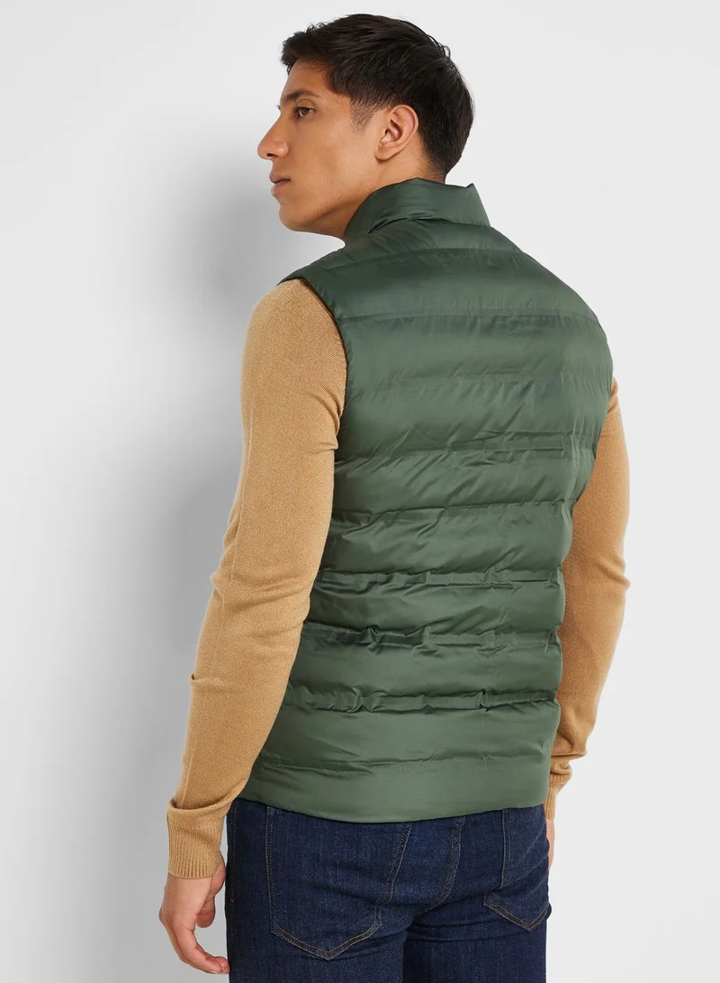 Hackett Zip Through Puffer Gilet