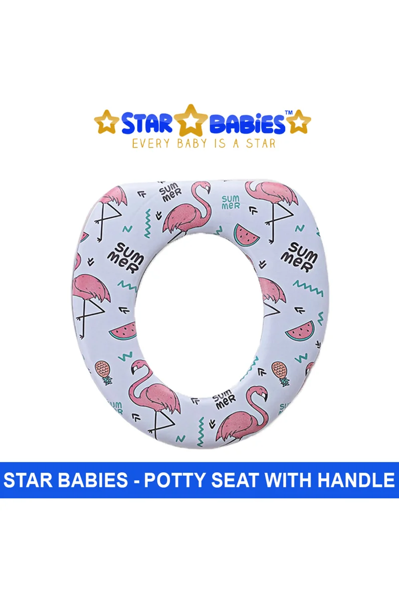 ستار بيبيز Star Babies - Potty Seat With Handle - Flamingo