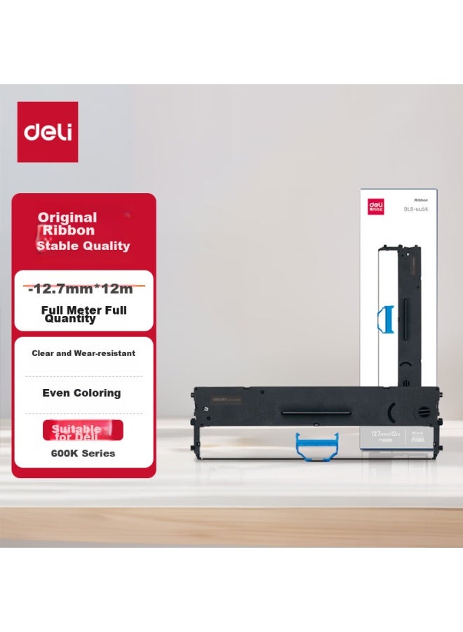 ديلي Deli Dls-605k طابعة مصفوفة نقطية شريط أسود Dls-605k - Image 1