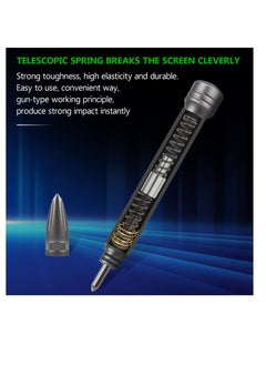 Excefore Phone Blasting Pen, Back Cover Glass Battery Cover Demolition Blasting Pen, Rear Camera Disassembly Breaking Pen for iPhone 12 Pro 13 14 Pro Max, Rear Housing Cover Removal Tool, Silver  - Image 5